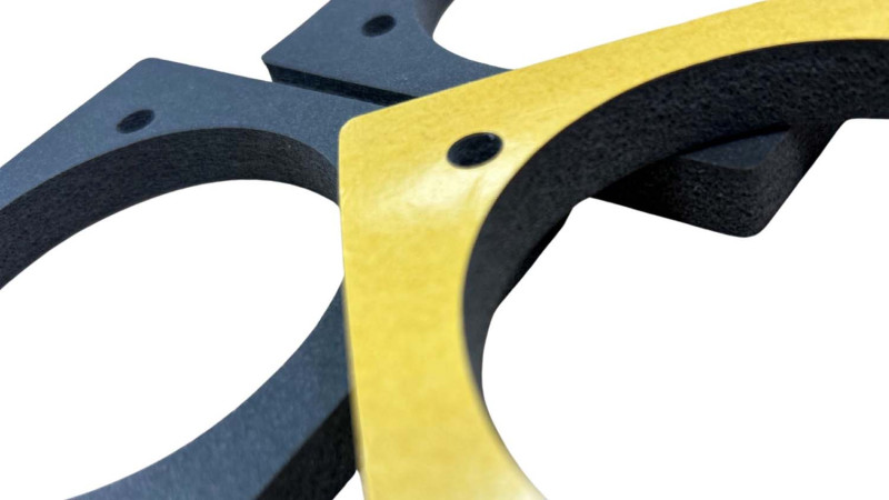 silicone foam gaskets post cutting at RGH