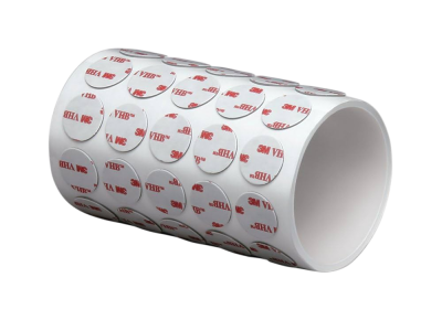 RGH Converting | 3M VHB Tape: Complete Guide to Grades, Strength & Use 3M VHB Tape Die Cut Discs by RGH