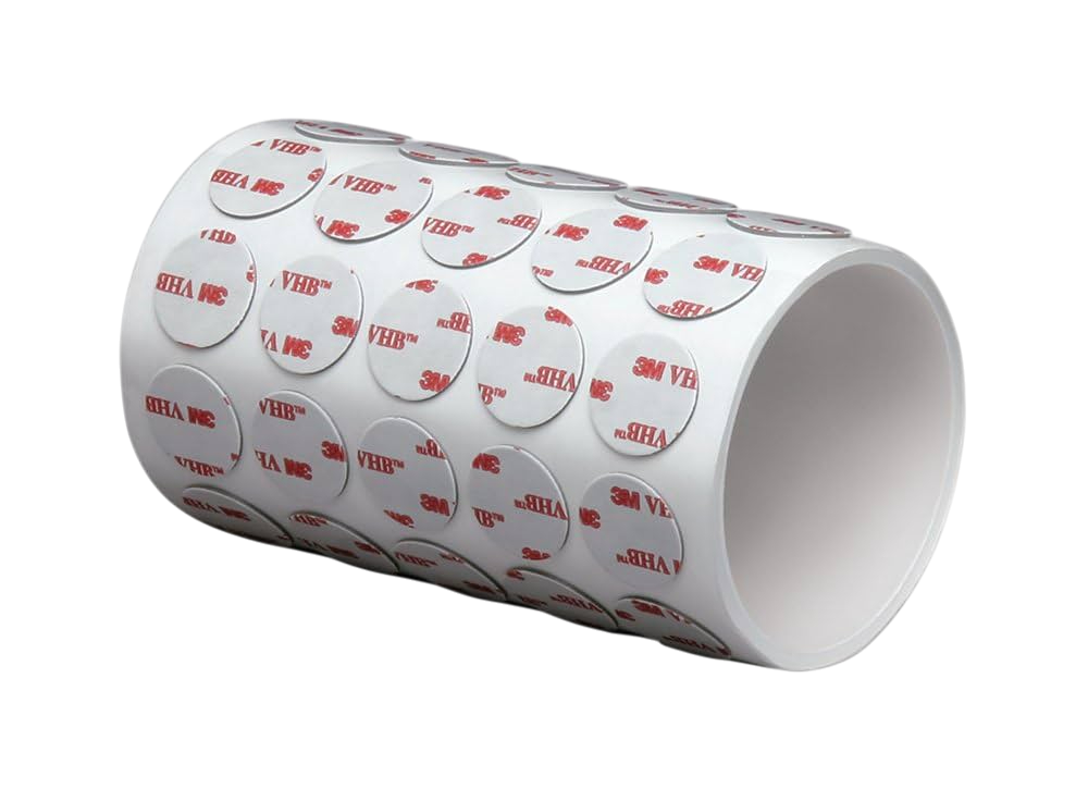 RGH Converting | 3M VHB Tape: Complete Guide to Grades, Strength & Use 3M VHB Tape Die Cut Discs by RGH
